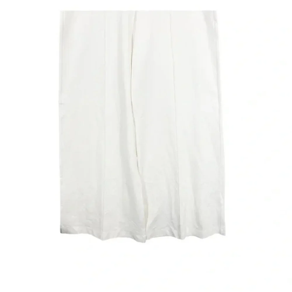 NEW RIPLEY RADER White Ponte Knit Wide Leg Pants Size 4 US Large - Picture 7 of 12